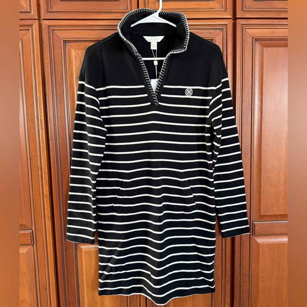 Lilly Pulitzer Black and White Knit dress